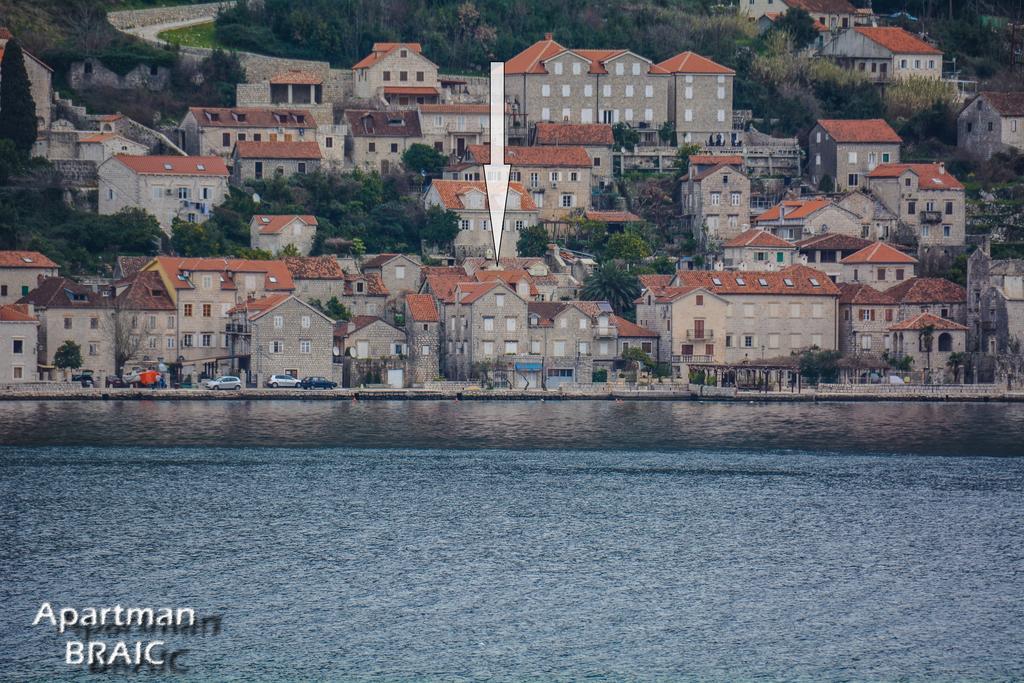 Apartment Waterline Perast Exterior foto