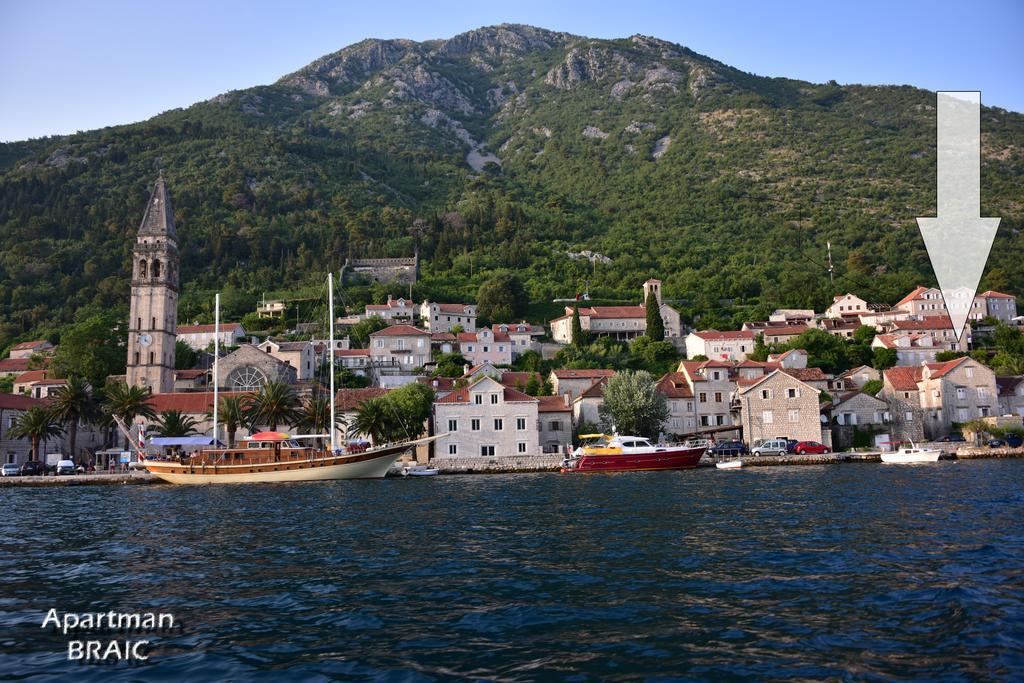 Apartment Waterline Perast Exterior foto