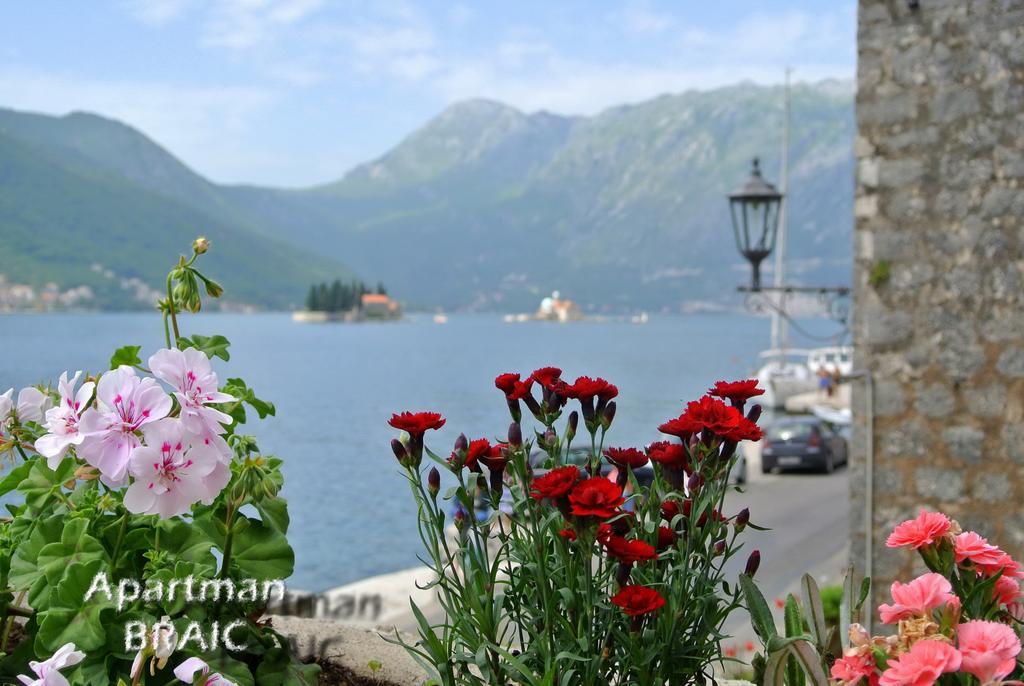 Apartment Waterline Perast Exterior foto